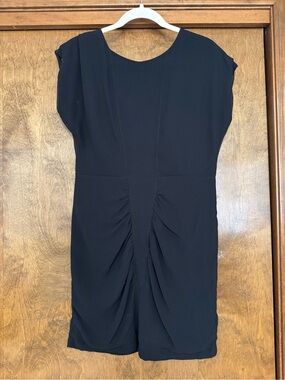 silence + noise Black Ruched Front Mini Dress